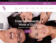 Tablet Screenshot of duo.com.sg